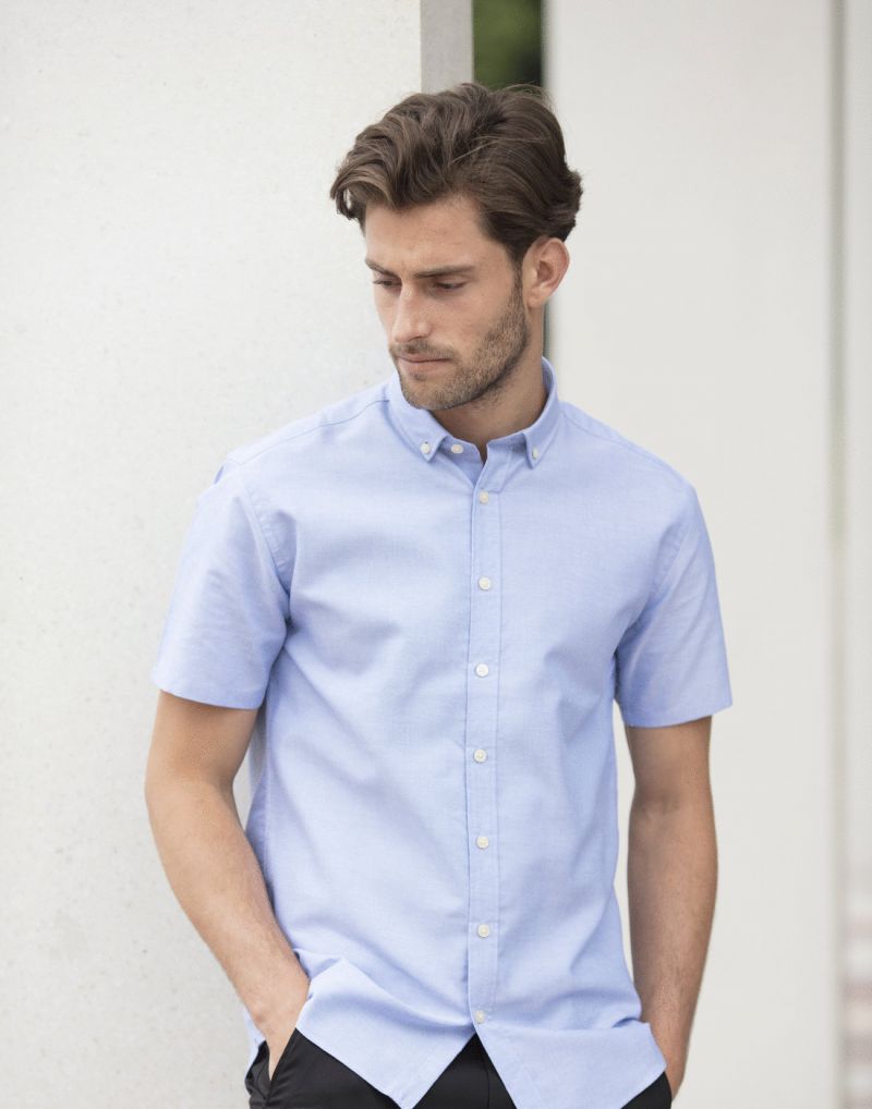 Klassic Modern Short Sleeve Regular Fit Oxford Shirt